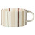 Striped Soup Mug - Brown