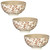 Home Pad Print Dip Bowls 3pk - Natural
