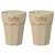 Coffee Slogan Handleless Mugs 2pk