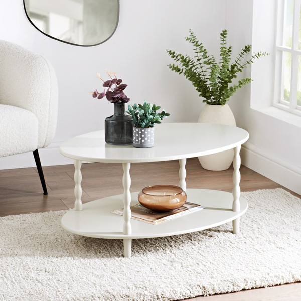 Esme Coffee Table - Ivory