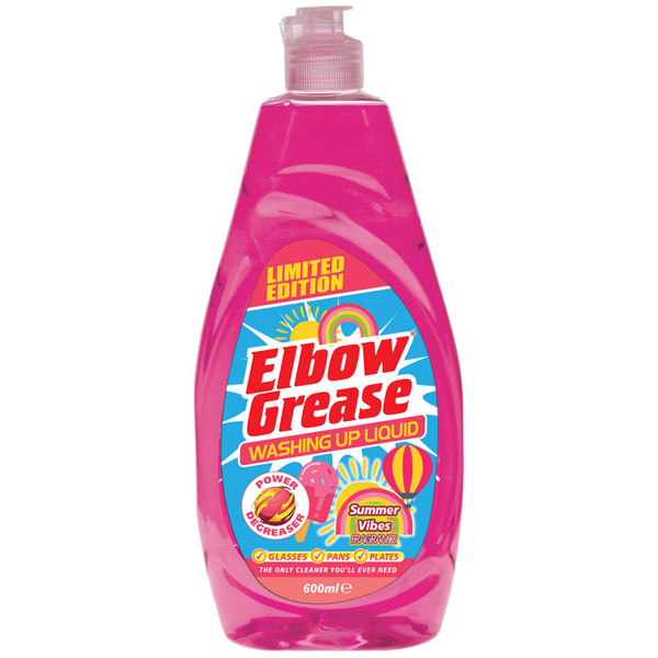 Elbow Grease Washing Up Liquid 600ml - Summer Vibes Edition
