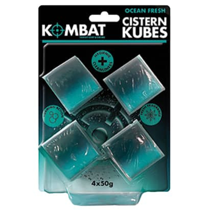 Kombat Cistern Cubes 4pk - Ocean Fresh