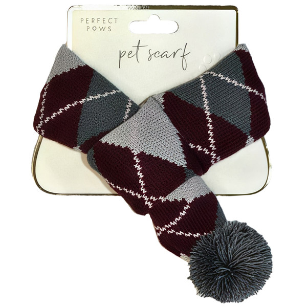 Perfect Paws Pet Scarf - Burgundy