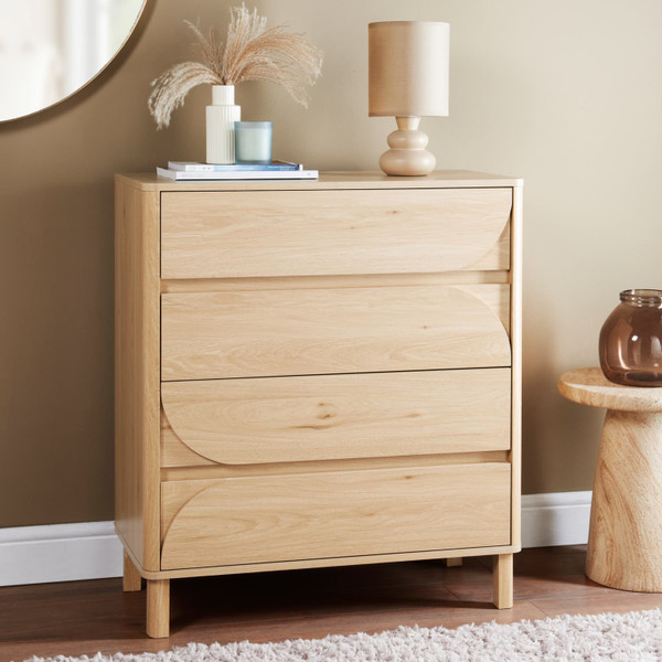 Signature Collection 4 Drawer Curved Chest
