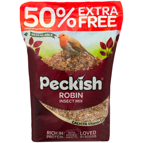 Peckish Robin Insect Mix 1.5kg + 50%