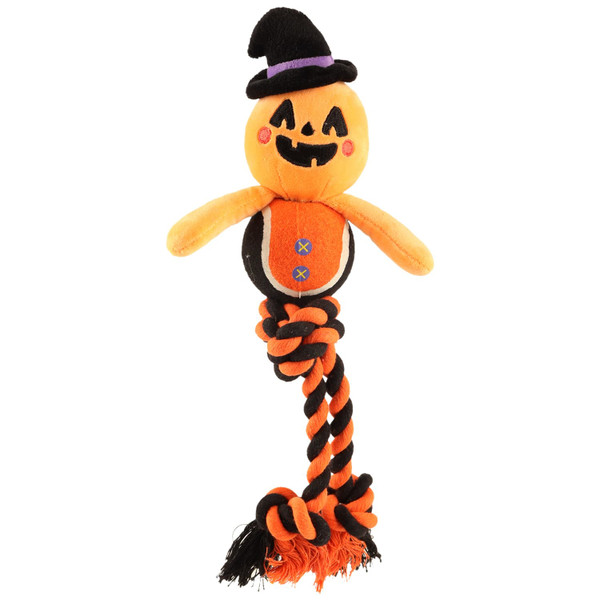 Halloween Tennis Ball Tummy Pet Toy - Pumpkin