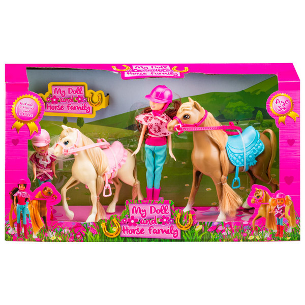 My Doll & Horse Family Play Set