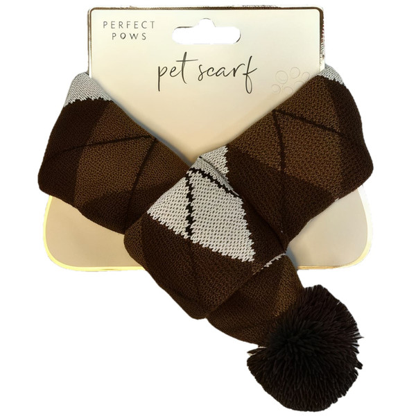 Perfect Paws Pet Scarf - Brown