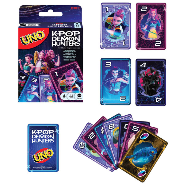 UNO KPop Demon Hunters Game