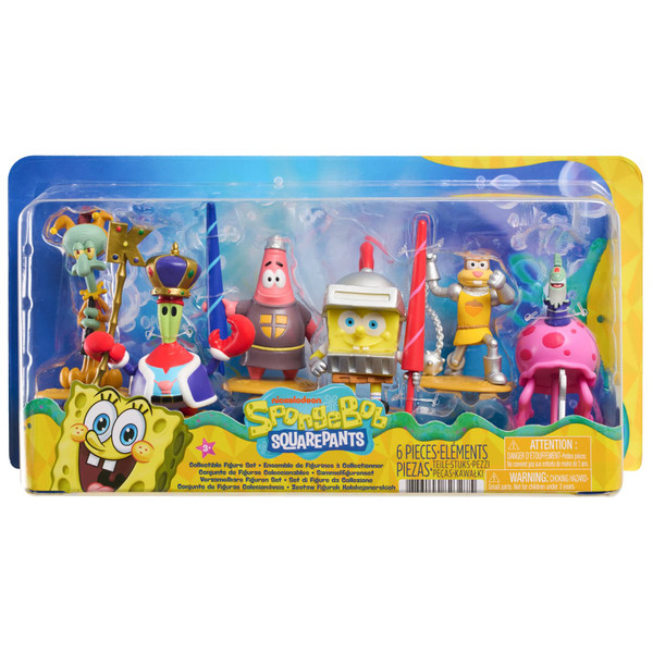 SpongeBob SquarePants Action Figure Set 6pc