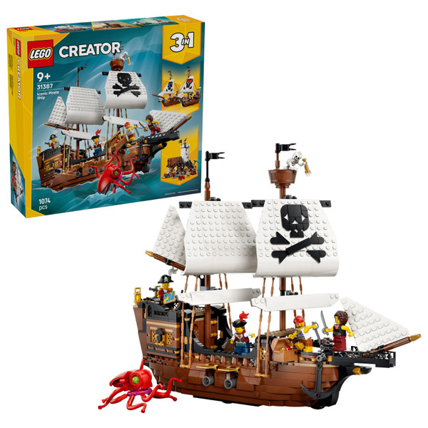 LEGO Creator 3 in 1 Iconic Pirate Ship 31387