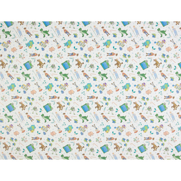 Toy Story Christmas Wrapping Paper 6m - White