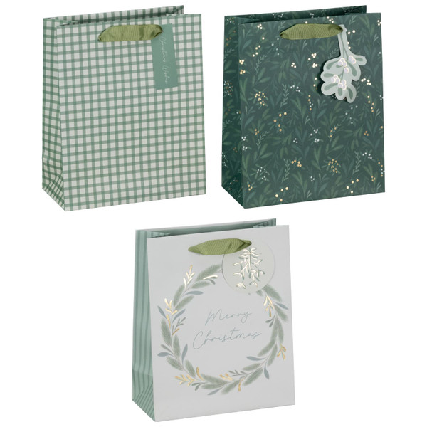 Alpine Charm Gift Bags 3pk - Medium