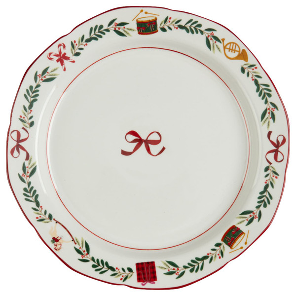 Coupe Christmas Traditional Print Dinner Plate 10.5"