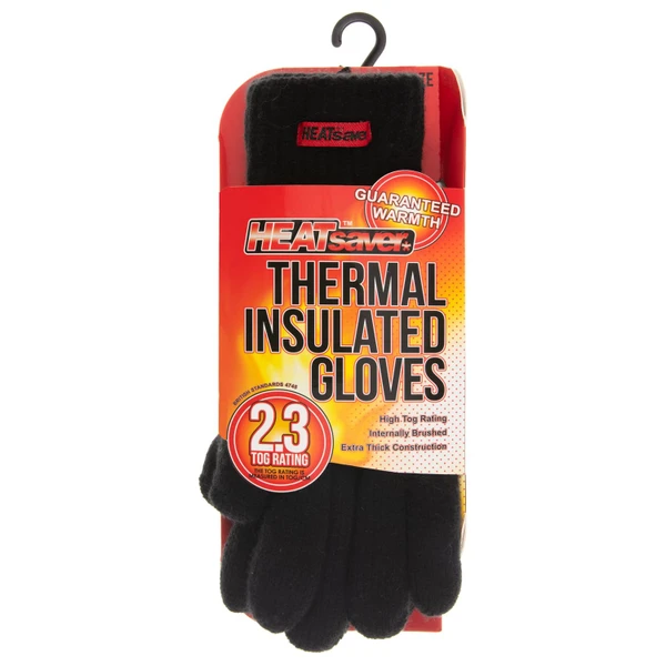 Men's Heatsaver Gloves - Black
