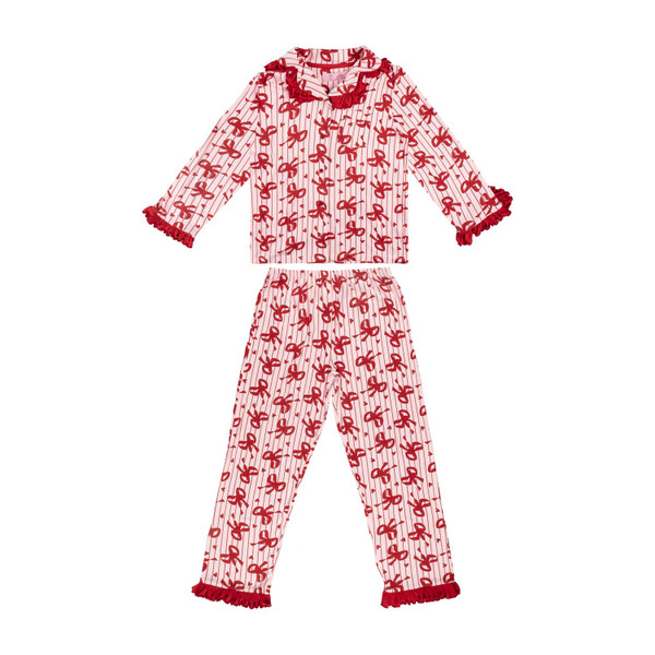 Older Kids Frilled Bow Pyjamas Sizes 7-12yrs
