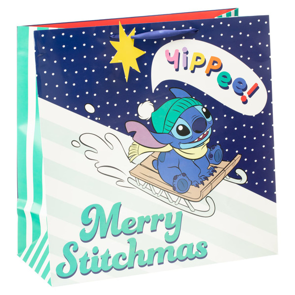 Stitch Giant Christmas Gift Bag - Merry Stitchmas