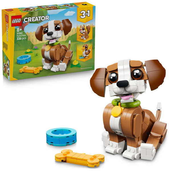 LEGO Creator 3 in 1 Animals: Playful Puppy 31382