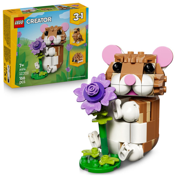 LEGO Creator Cute Hamster with a Flower Playset 31376