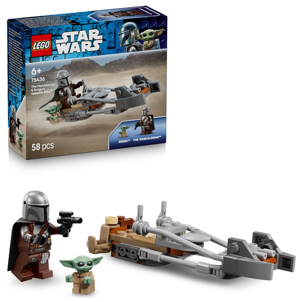 LEGO Star Wars The Mandalorian & Grogu's Speeder Bike 75436