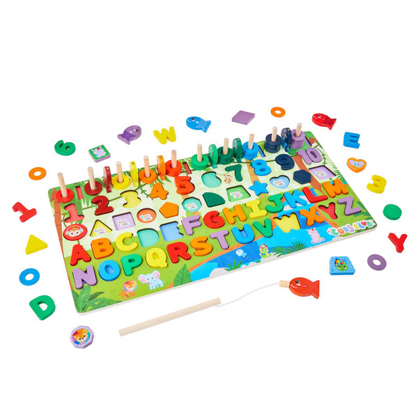 Wooden Number & Shaper Sorter