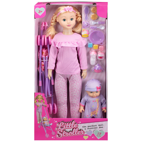 Little Stroller Doll Playset