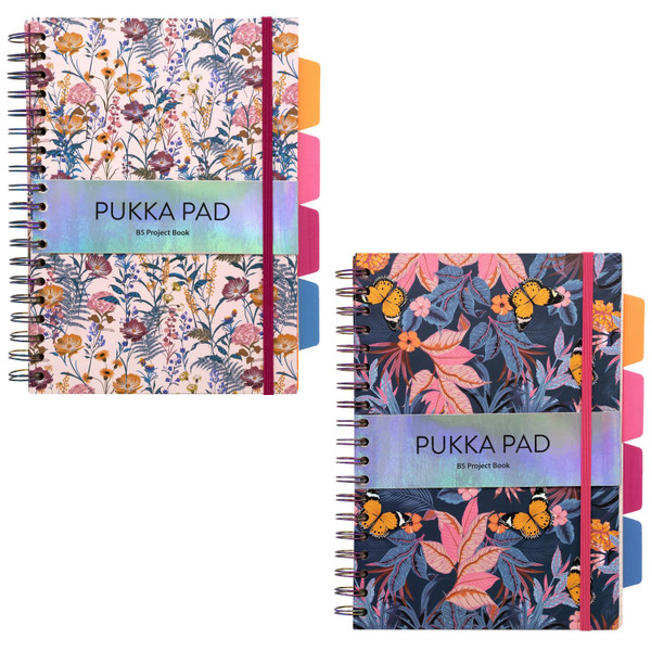 Pukka Bloom B5 Project Book - Assorted