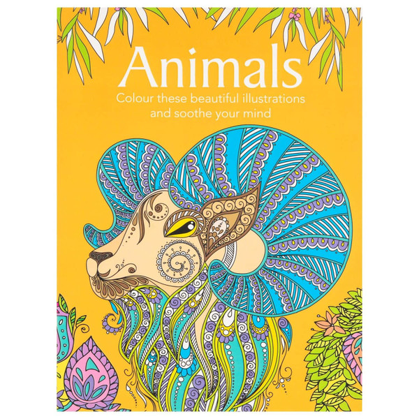 Adult Colouring Book - Animals