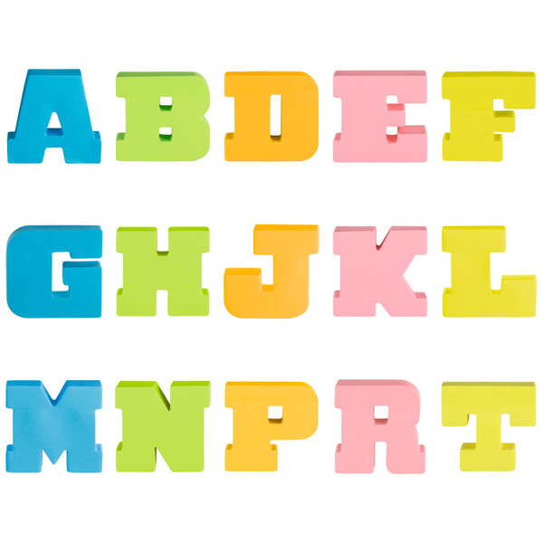 Alphabet Sticky Notes