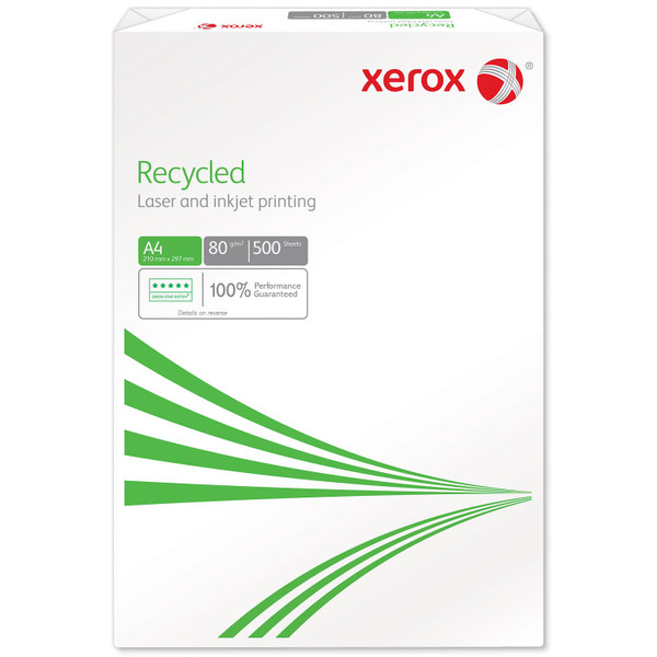 Xerox Recycled A4 White Paper 500pk