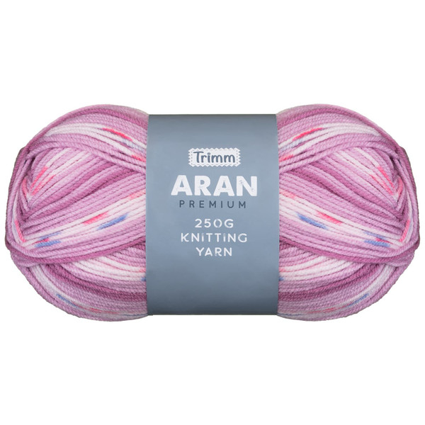 Aran Premium Knitting Yarn 250g - Purple