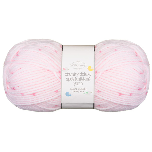 Spot Print Knitting Yarn 100g - Pink