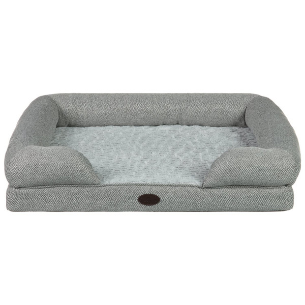 Huntley's Herringbone Pet Sofa Bed