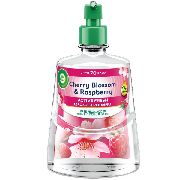 Air Wick Active Frsh Aerosol Free Refill - Cherry Blossom & Raspberry