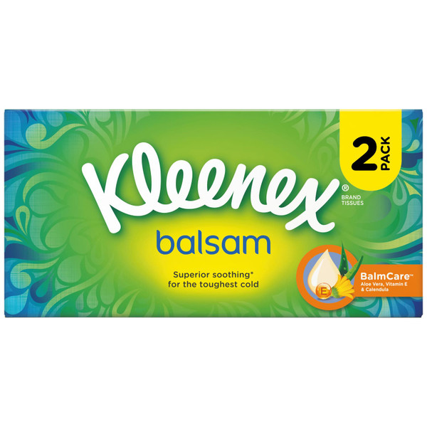 Kleenex Balsam Tissues 2pk