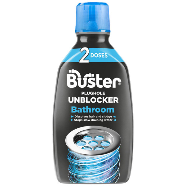 Buster Plughole Unblocker Bathroom - 600ml