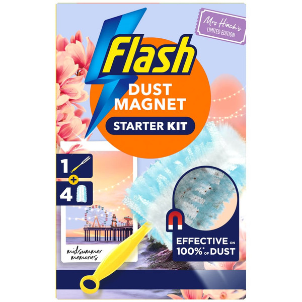 Mrs Hinch's Midsummer Memories - Flash Dust Magnet Starter Kit 5pc