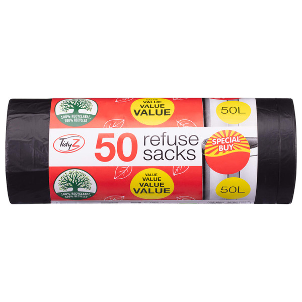 Refuse Sacks 50pk