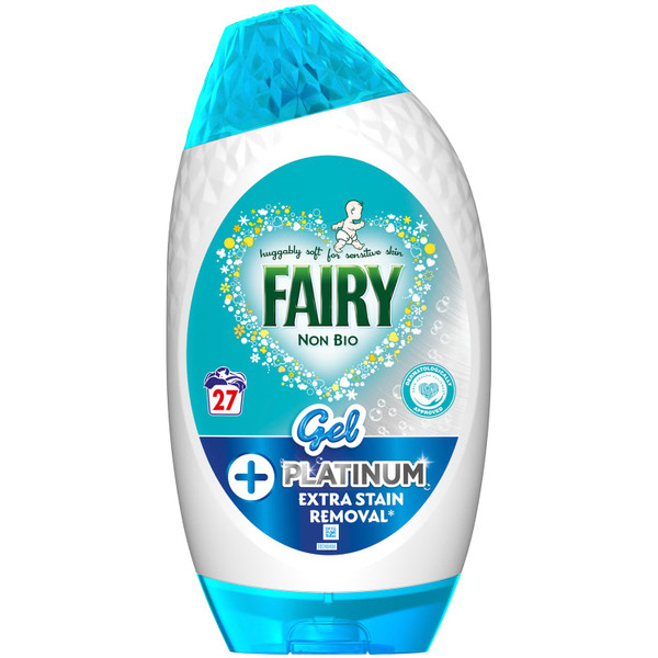 Fairy Platinum Non Bio Laundry Gel 27W