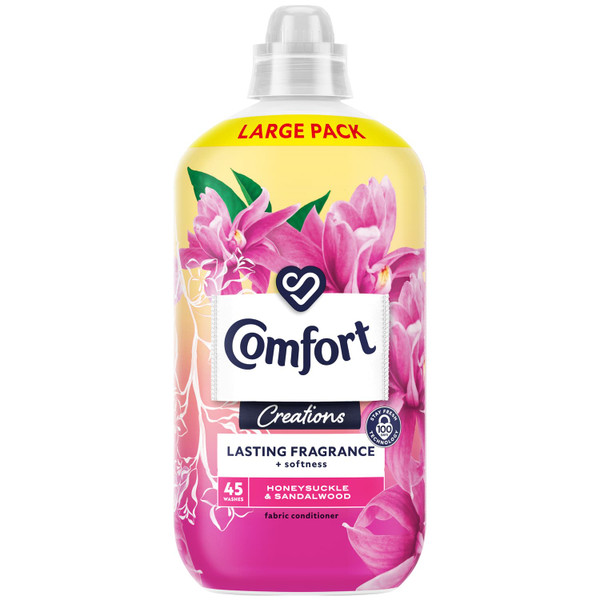 Comfort Creations Fabric Conditioner 45W - Honeysuckle & Sandalwood