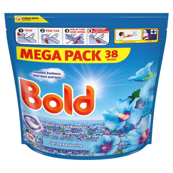 Bold All-in-1 Pods 38 Washes - Spring Awakening