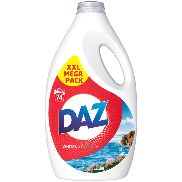 Daz Liquid Laundry Detergent 74W - Whites & Colours