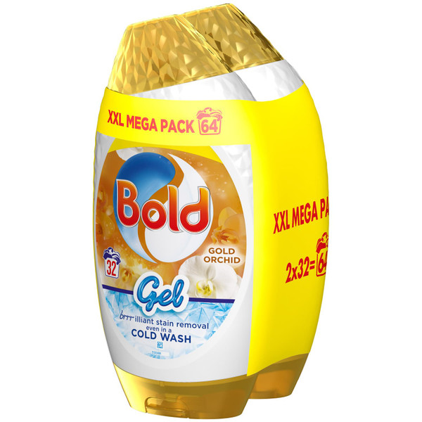 Bold Laundry Gel Mega Pack 64W - Gold Orchid