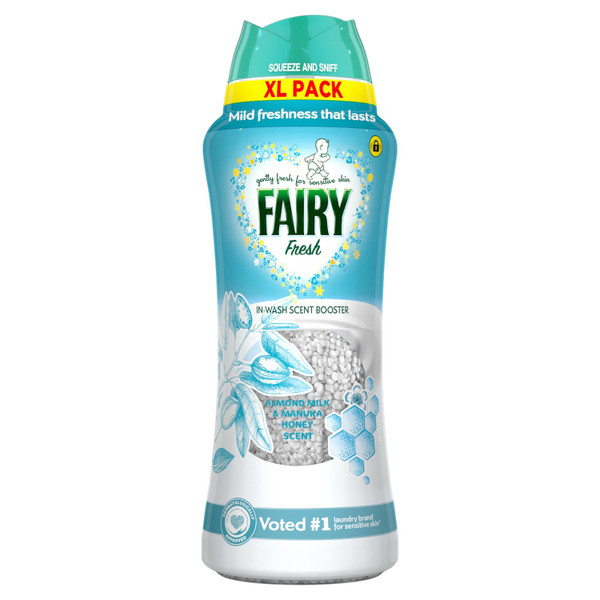 Fairy In Wash Scent Booster 495g - Almond Milk & Manuka Honey