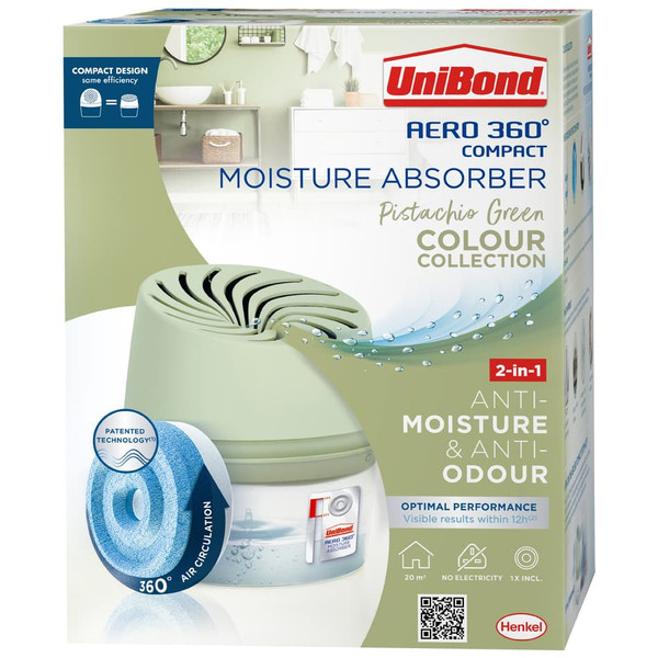 UniBond Aero 360 Moisture Absorber Device - Pistachio Green