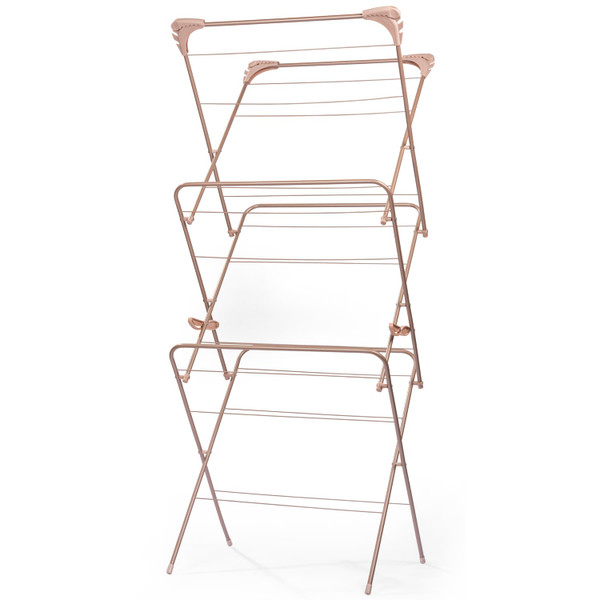 Beldray 3 Tier Clothes Airer - Rose Gold