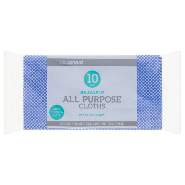 Reusable All Purpose Cloths 10pk