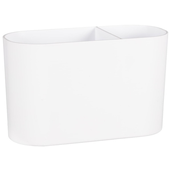 Simply Everyday Matte White Toothbrush Holder