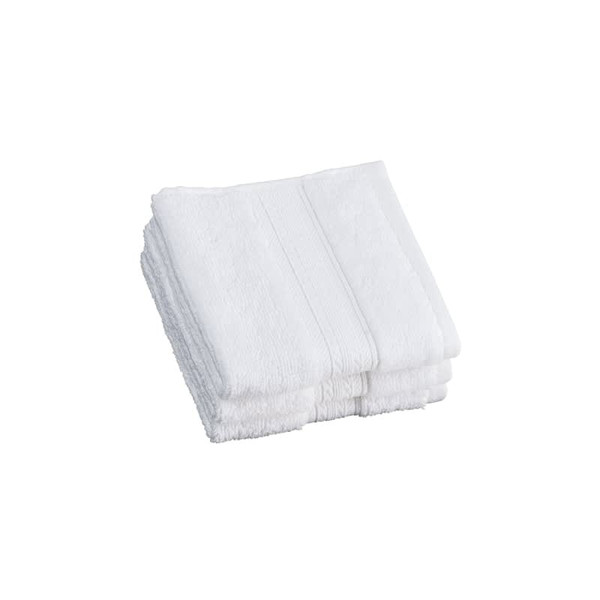 Signature Zero Twist Face Cloth 3pk - White