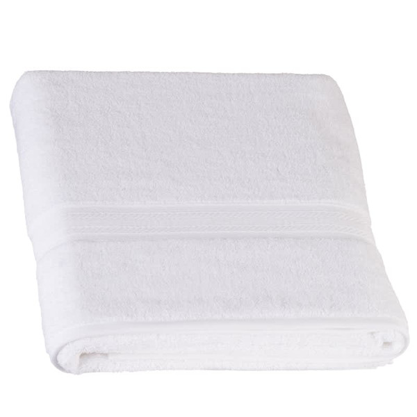 Signature Zero Twist Bath Sheet - White